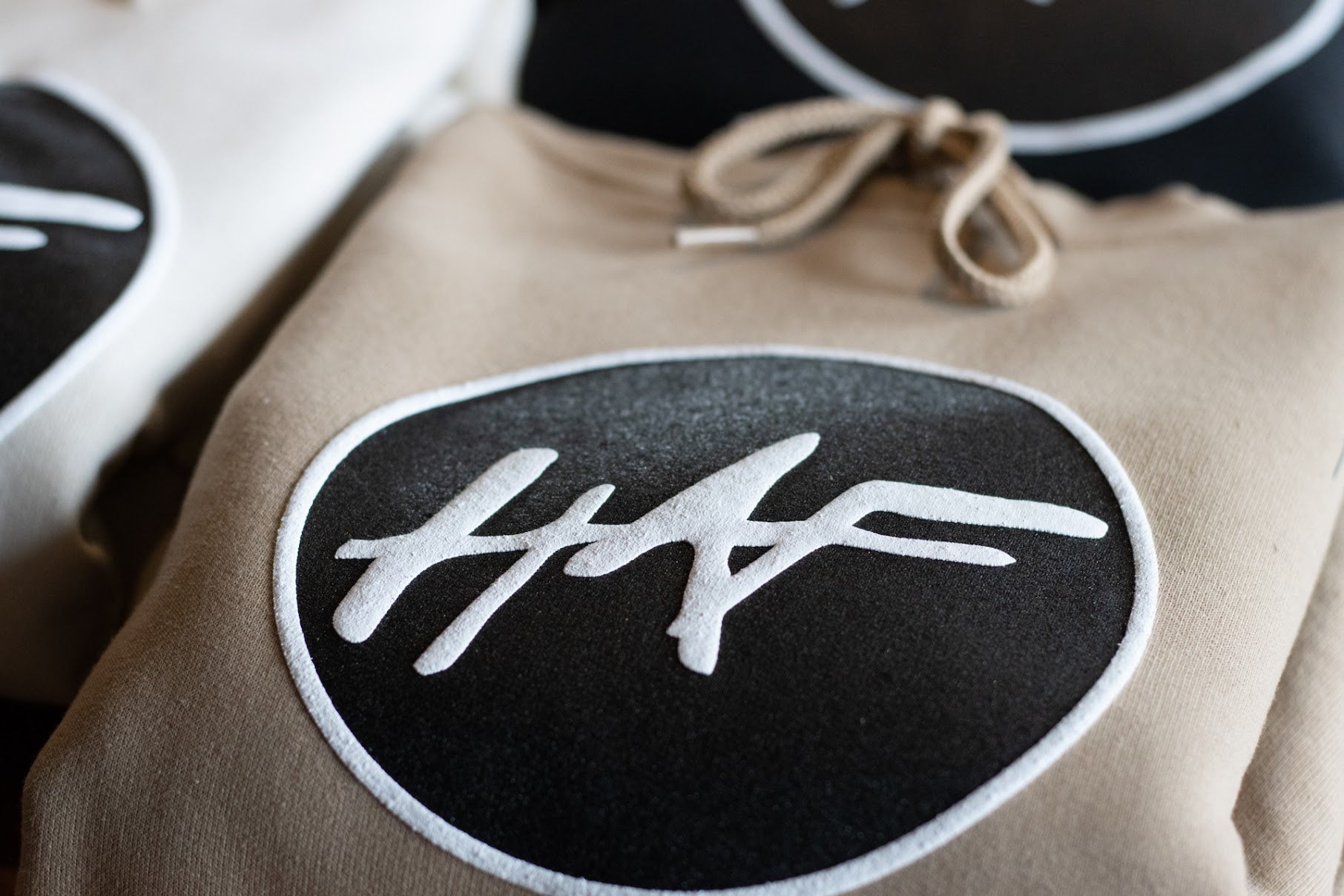 Sand HAF Puff Hoodie